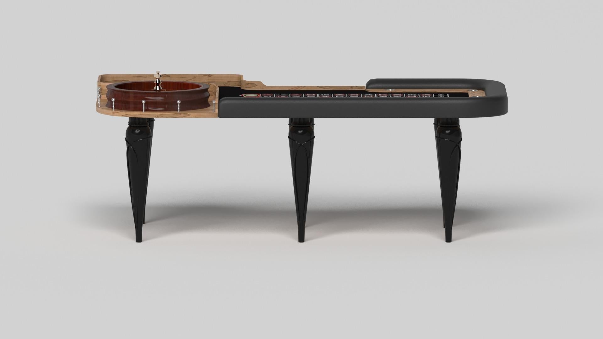 Américain Elevate Customs Don Roulette Tables/Solid Curly Maple Wood in 8'2