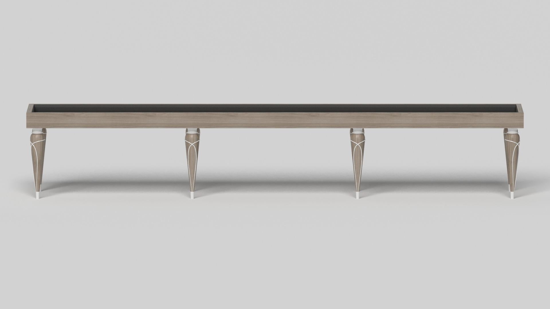 American Elevate Customs Don Shuffleboard Tables / Solid White Oak Wood in 9' - USA For Sale