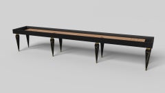 Elevate Customs Don Shuffleboard Tables /Stainless Steel Sheet Metal in 12' -USA