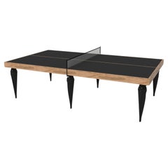 Elevate Customs Don Tennis Table / Solid Curly Maple Wood in 9' - Made in USA