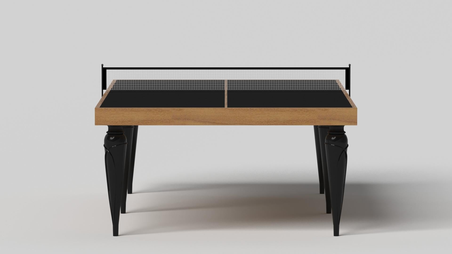 Elevate Customs Don Mesa de tenis / Madera maciza de teca en 9' - Made in USA Moderno en venta