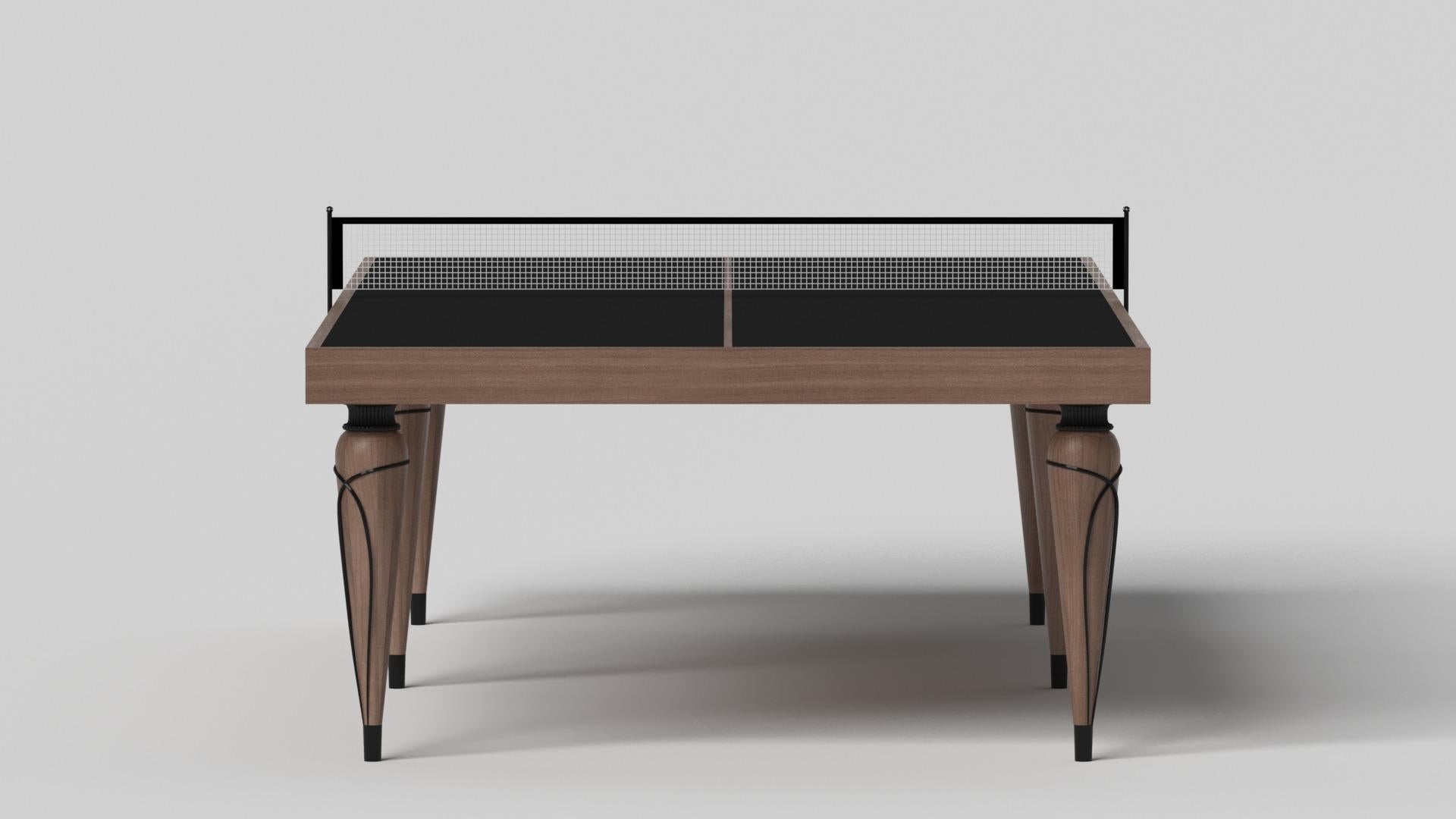 Elevate Customs Don Mesa de tenis / Madera maciza de nogal en 9' - Made in USA Moderno en venta
