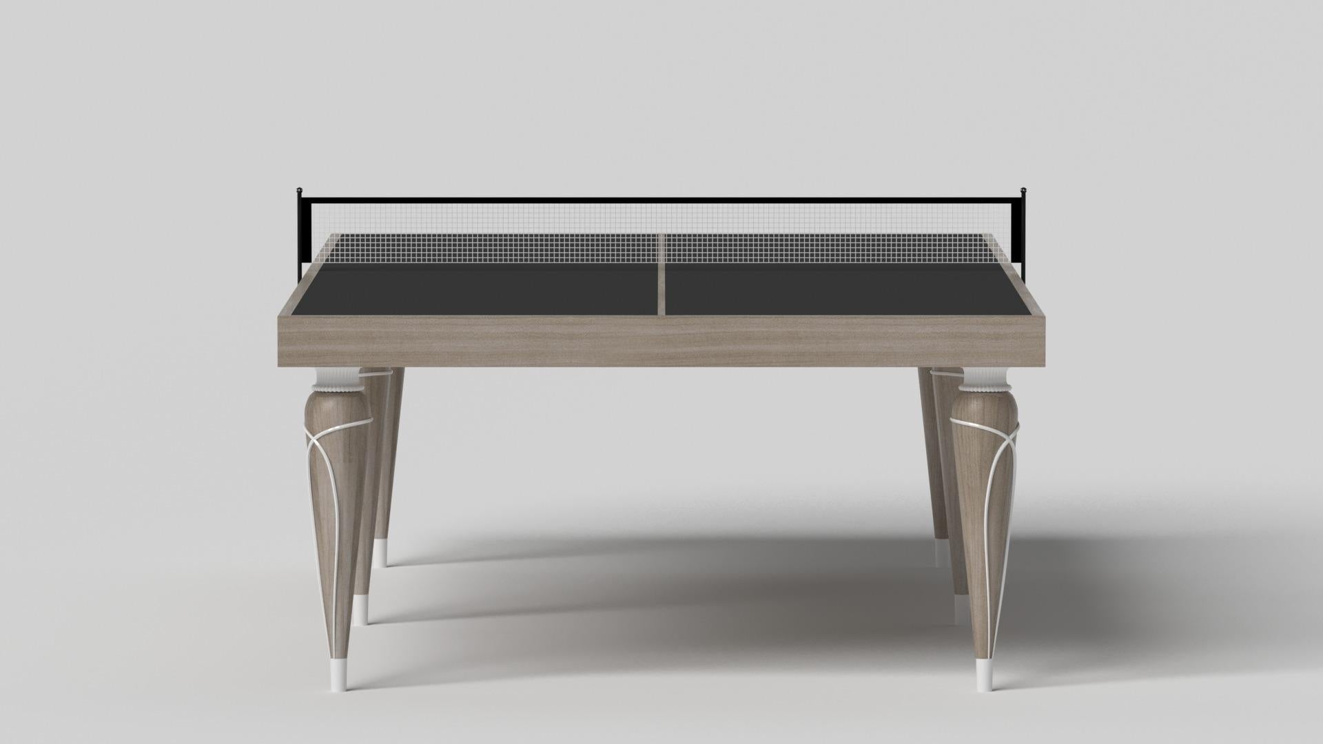 Elevate Customs Don Mesa de tenis / Madera maciza de roble blanco en 9' - Made in USA Moderno en venta