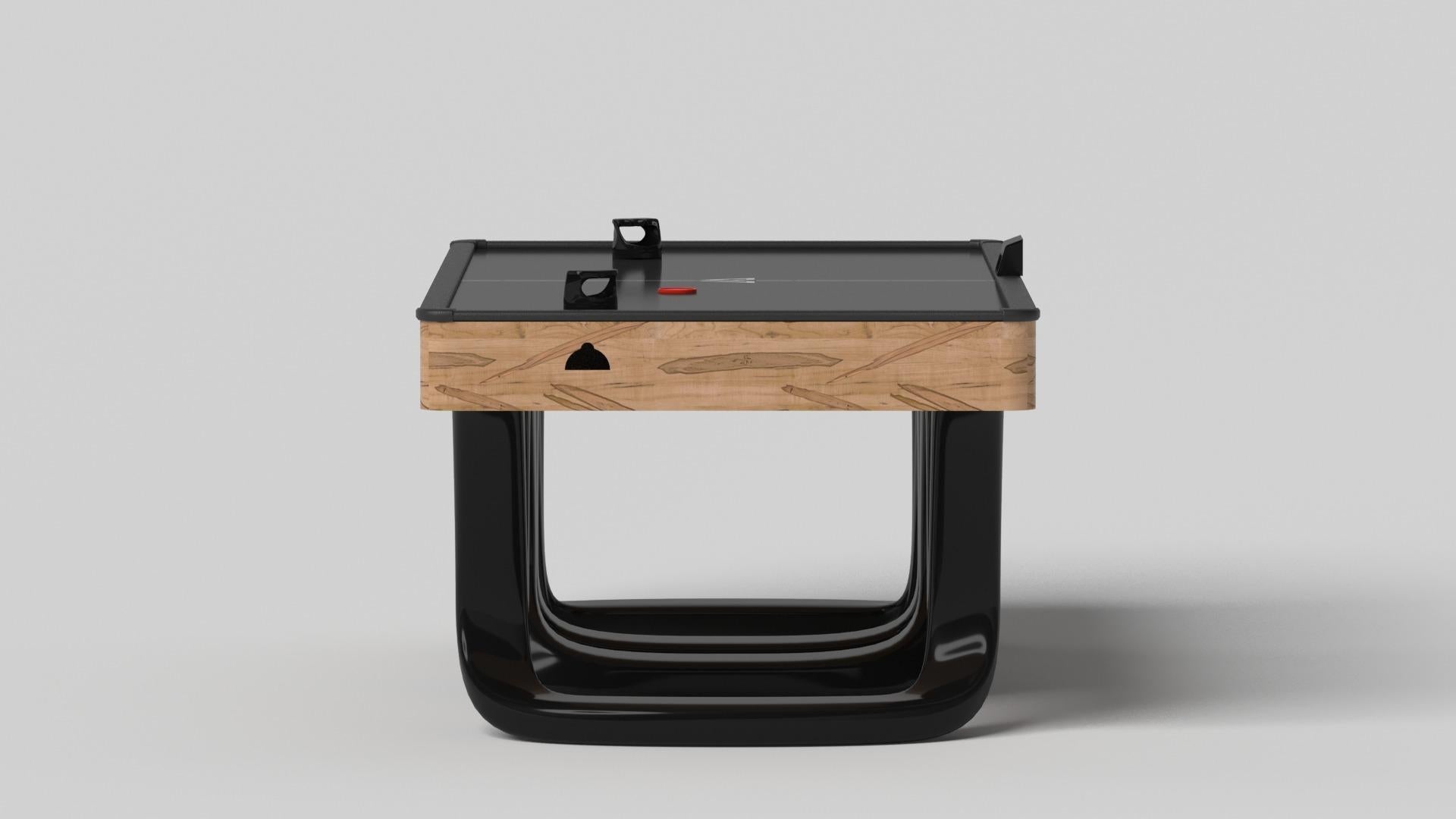 Moderno Elevate Customs Draco Air Hockey Table/Solid Curly Maple Wood  in 7' - Made in USA in vendita