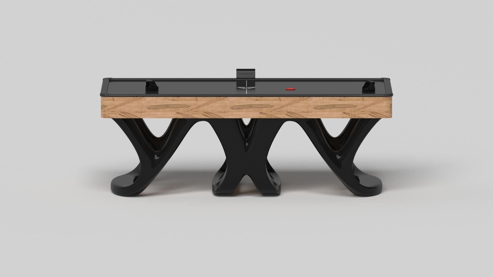 Americano Elevate Customs Draco Air Hockey Table/Solid Curly Maple Wood  in 7' - Made in USA in vendita