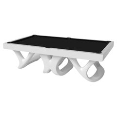 Elevate Customs Draco Tables Air Hockey /Solid Pantone White  en 7' -Fabriqué aux USA
