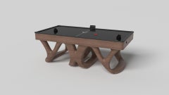 Elevate Customs Draco Air Hockey Tables / Solid Walnut Wood  in 7' - Made in USA