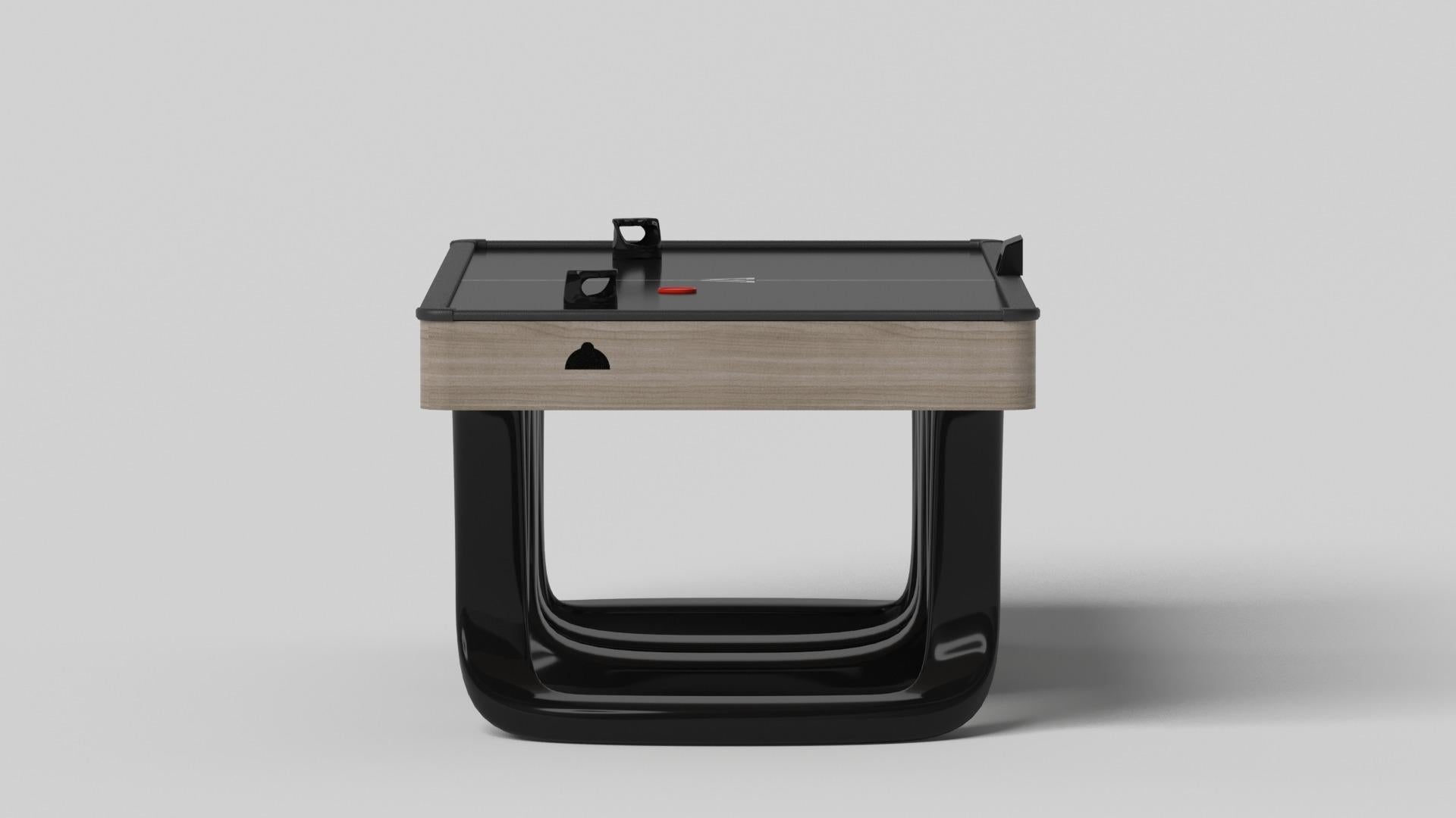 Moderne Elevate Customs Tables Draco Air Hockey Tables /Bois de chêne blanc solisé de 7' -Made in USA en vente
