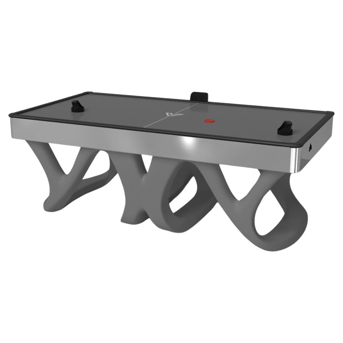 Elevate Customs Draco Air Hockey Tables /Stainless Steel Metal in 7'-Made in USA