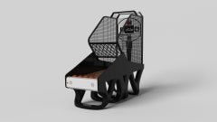 Elevate Customs Draco Basketballtische/Solid Pantone Schwarz in 8'3" -Made in USA