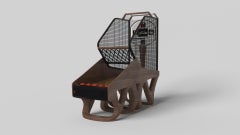 Elevate Customs Draco Basketball Tables /Solid Walnut Wood in 8'3" - Made in USA