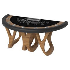 Elevate Customs Draco Black Jack Tables / Solid Teak Wood Color in 7'4" - USA
