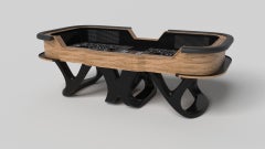 Elevate Customs Draco Mesas de dados / Madera maciza de arce rizado en 9'9" -Fabricado en EE.UU.