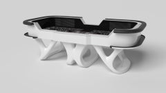 Elevate Customs Draco Craps Tables / Solid Pantone White Color in 9'9" - USA