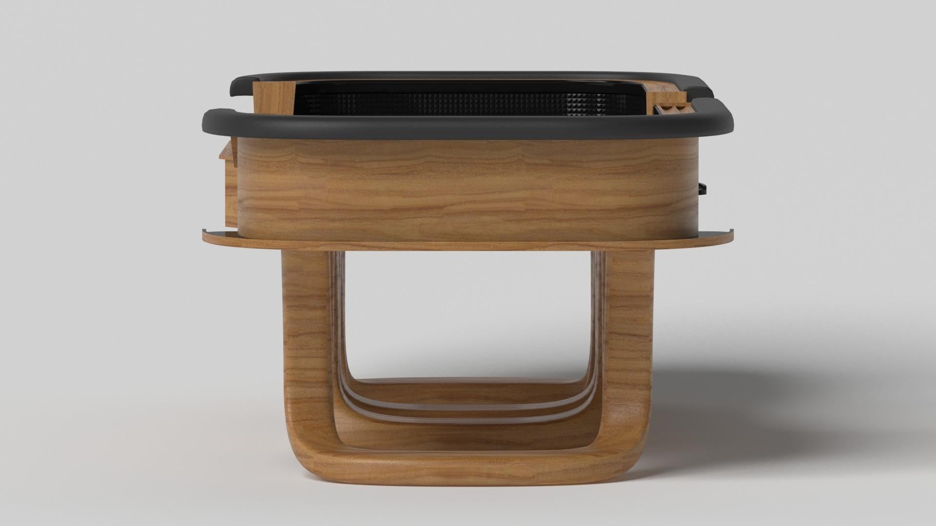 Modern Elevate Customs Draco Craps Tables / Solid Teak Wood in 9'9