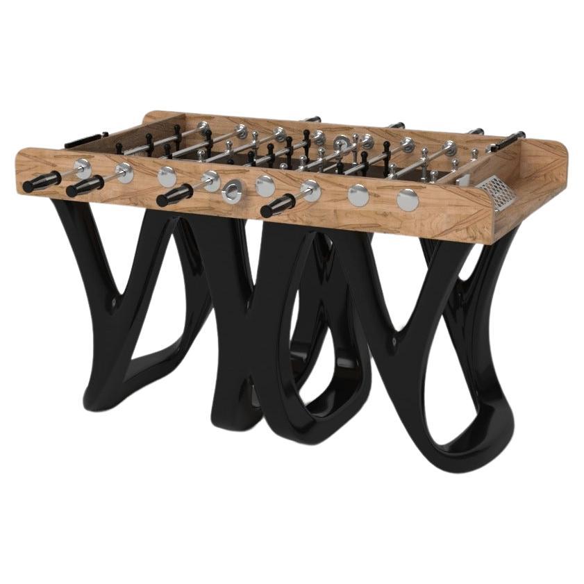 Elevate Customs Draco Foosball Tables /Solid Curly Maple Wood in 5' -Made in USA