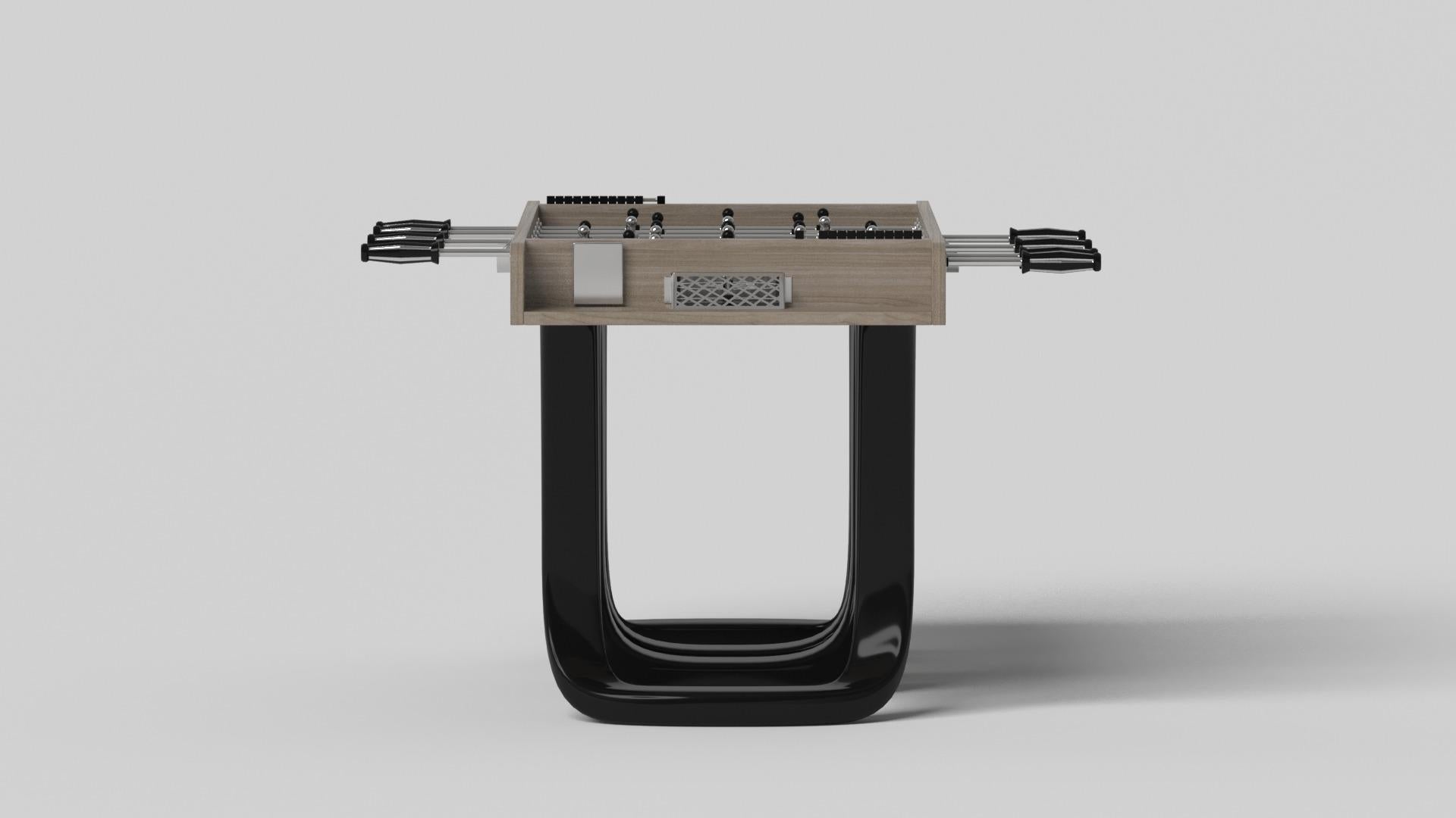 Modern Elevate Customs Draco Foosball Tables / Solid White Oak Wood in 5' - Made in USA For Sale