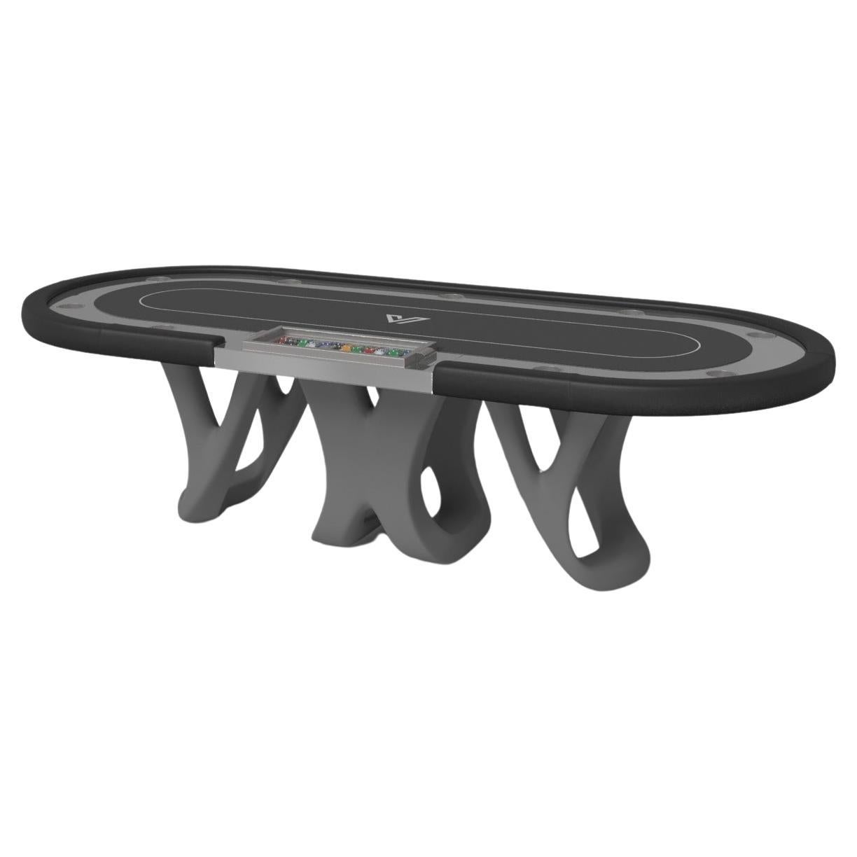 Elevate Customs Draco Poker Tables / Stainless Steel Sheet Metal in 8'8" - USA For Sale