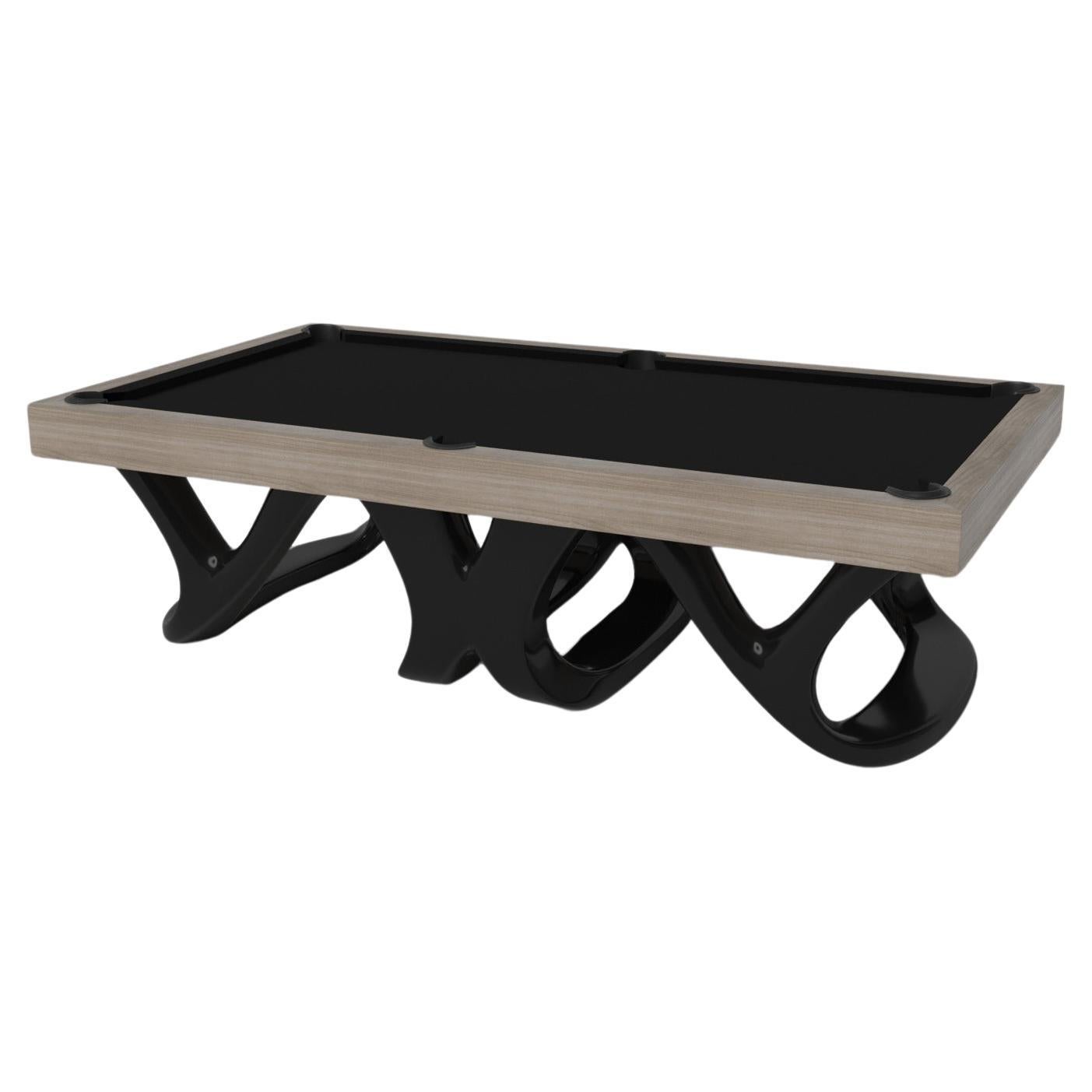 Elevate Customs Draco Pooltisch / Massivholz Eiche Weiß in 8,5' - Made in USA