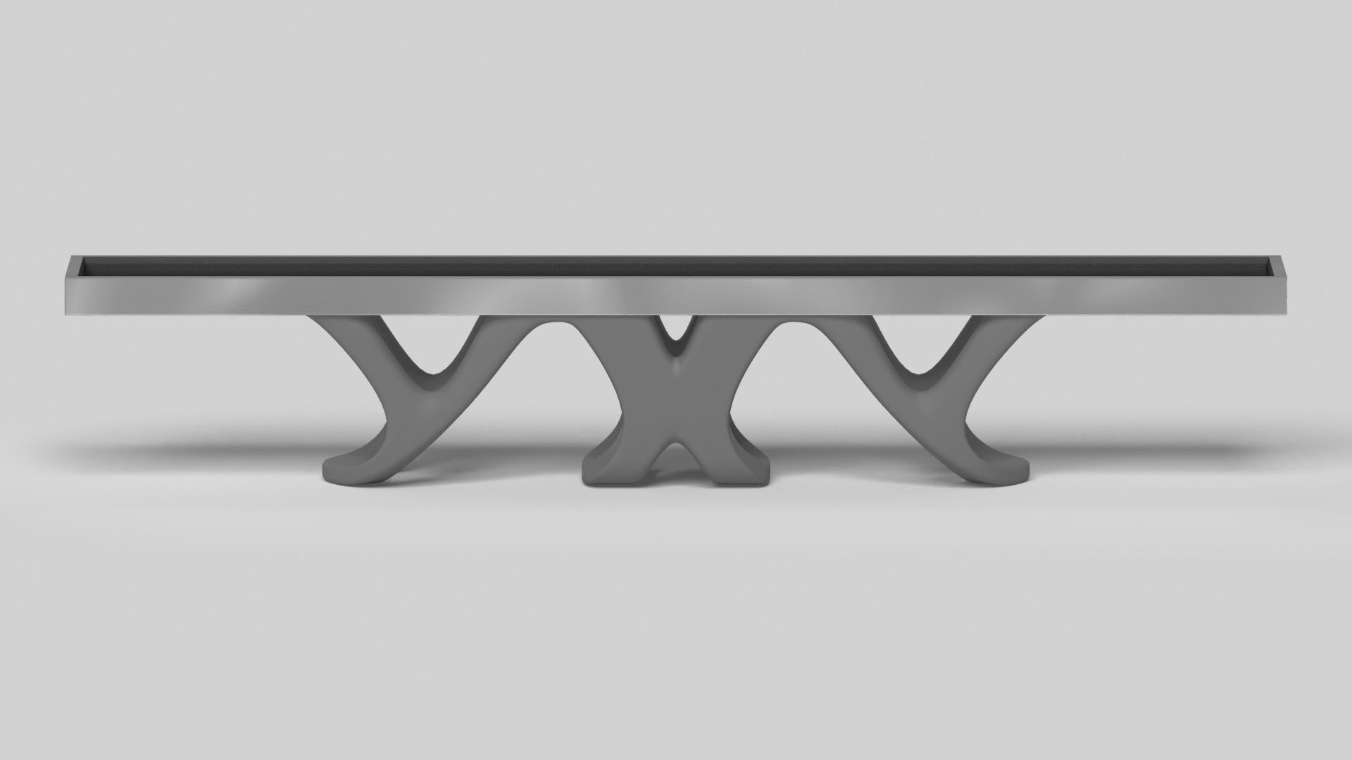 Américain Elevate Customs Draco Shuffleboard Table/Table en acier inoxydable en 12' -USA en vente