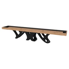 Elevate Customs Draco Shuffleboard Tables / Bois d'érable bouclé massif de 12' - USA
