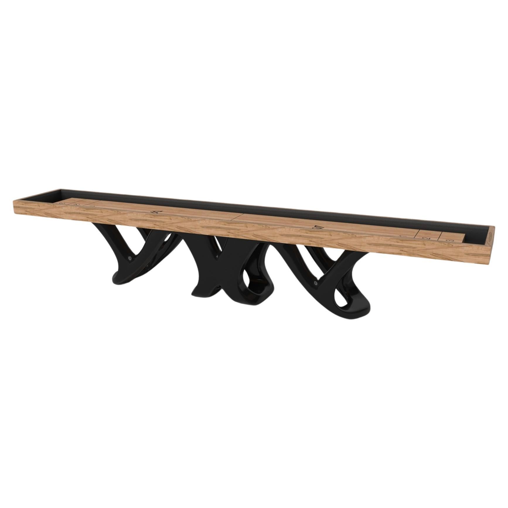 Elevate Customs Draco Shuffleboard Tables / Solid Curly Maple Wood in 14' - USA