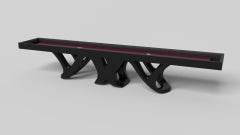 Elevate Customs Draco Shuffleboard Tables /Solid Pantone Black Color in 14' -USA