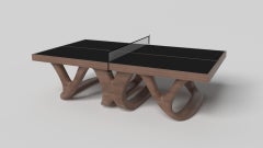 Elevate Customs Draco Tennis Table / Solid Walnut Wood in 9' - Made in USA