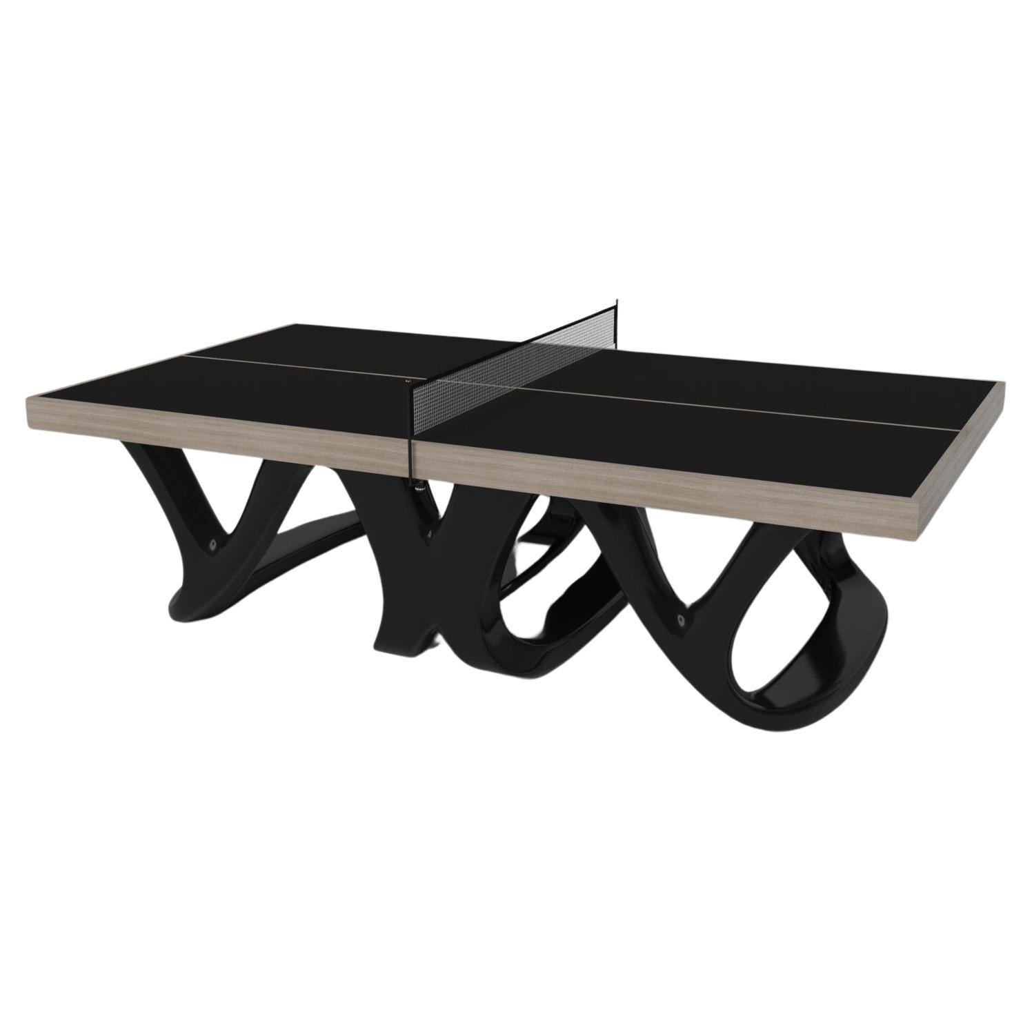 Elevate Customs Mesa de tenis Draco / Madera maciza de roble blanco en 9' - Made in USA
