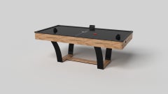 Elevate Customs Elite Air Hockey Tables/Solid Curly Maple Wood in 7'-Made in USA