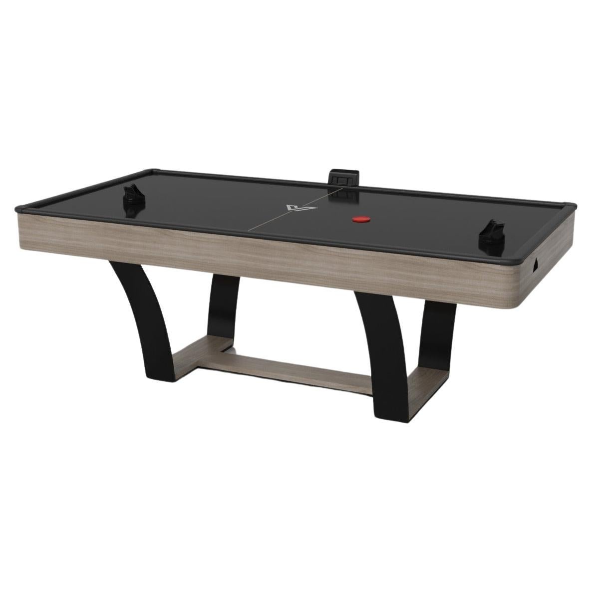 Elevate Customs Elite Air Hockey Tables /Solid White Oak Wood in 7' -Made in USA For Sale