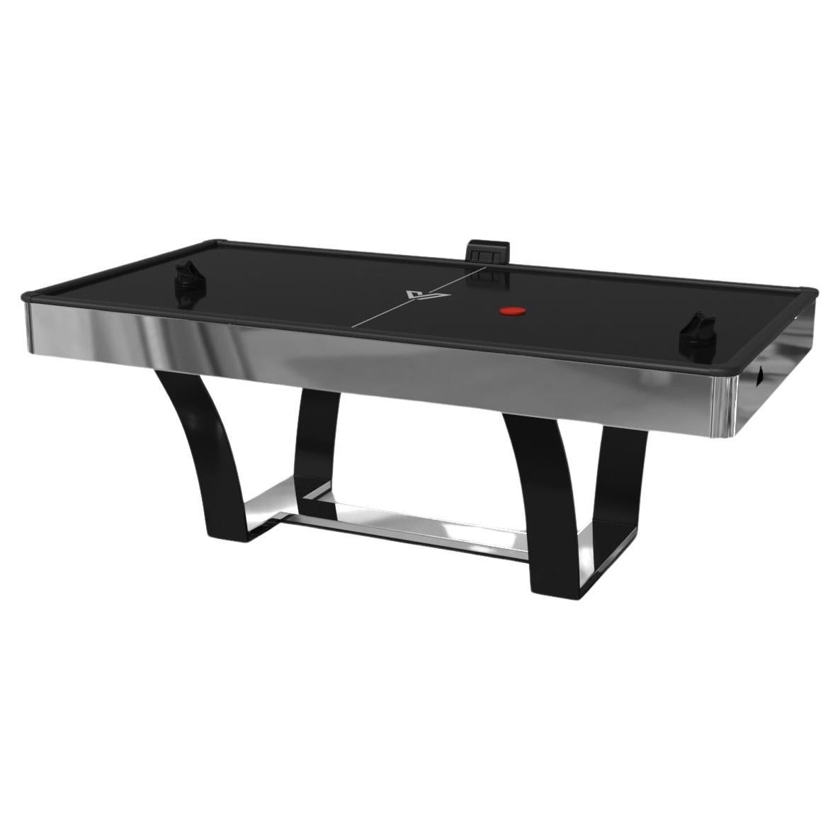 Elevate Customs Elite Air Hockey Tables/Stainless Steel Metal in 7' -Made in USA For Sale