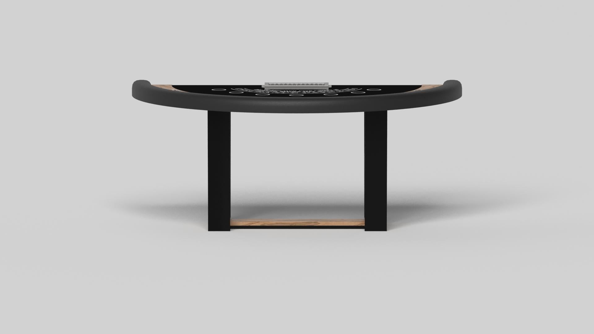 Mesas Elevate Customs Elite Black Jack / Madera maciza de arce rizado en 7'4