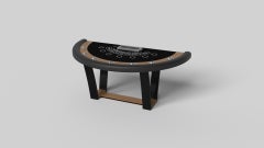 Elevate Customs Elite Black Jack Tables / Solid Teak Wood in 7'4" - Made in USA
