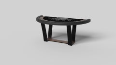 Elevate Customs Elite Black Jack Tables /Solid Walnut Wood in 7'4" - Made in USA