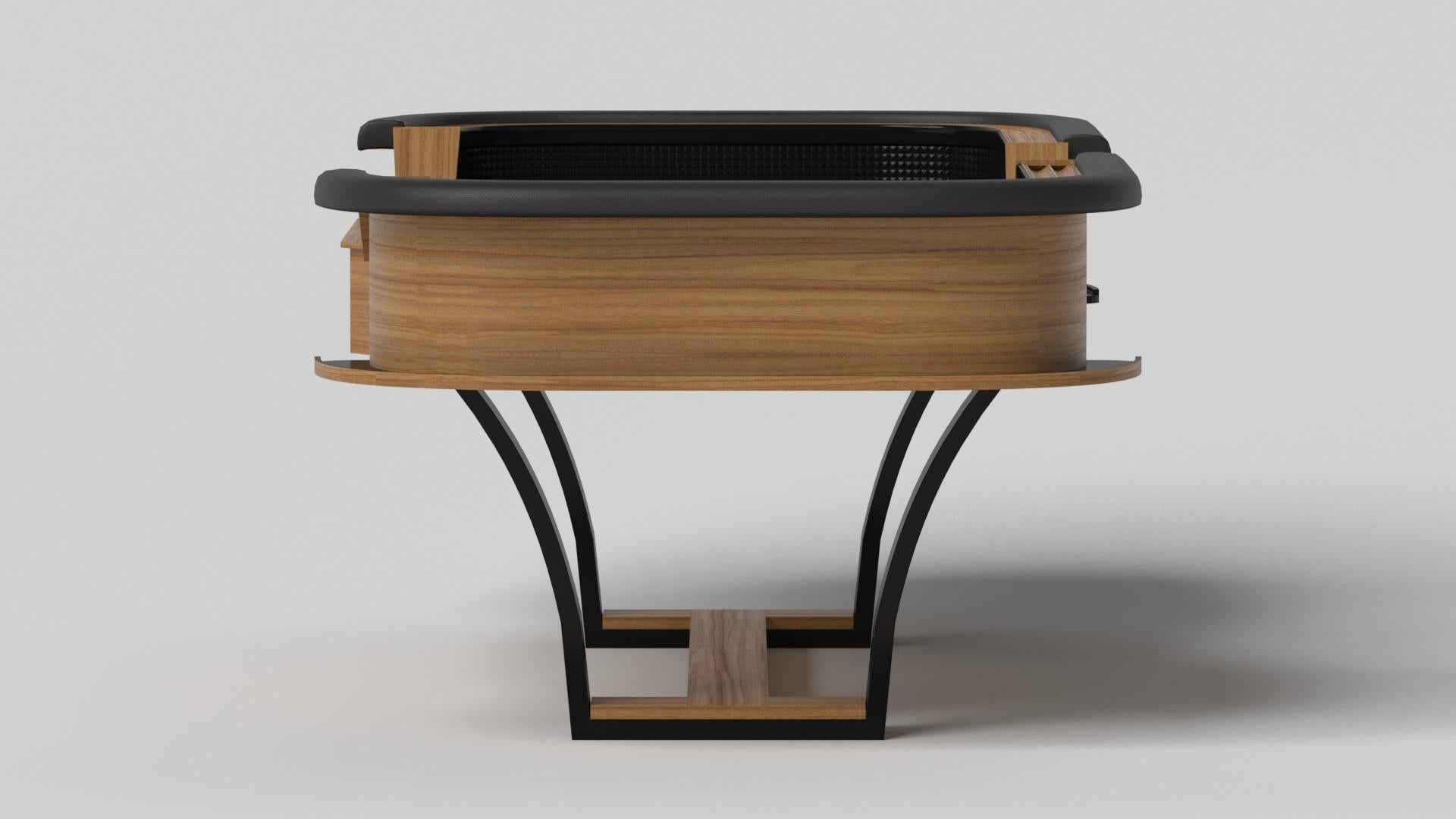 Modern Elevate Customs Elite Craps Tables / Solid Teak Wood in 9'9