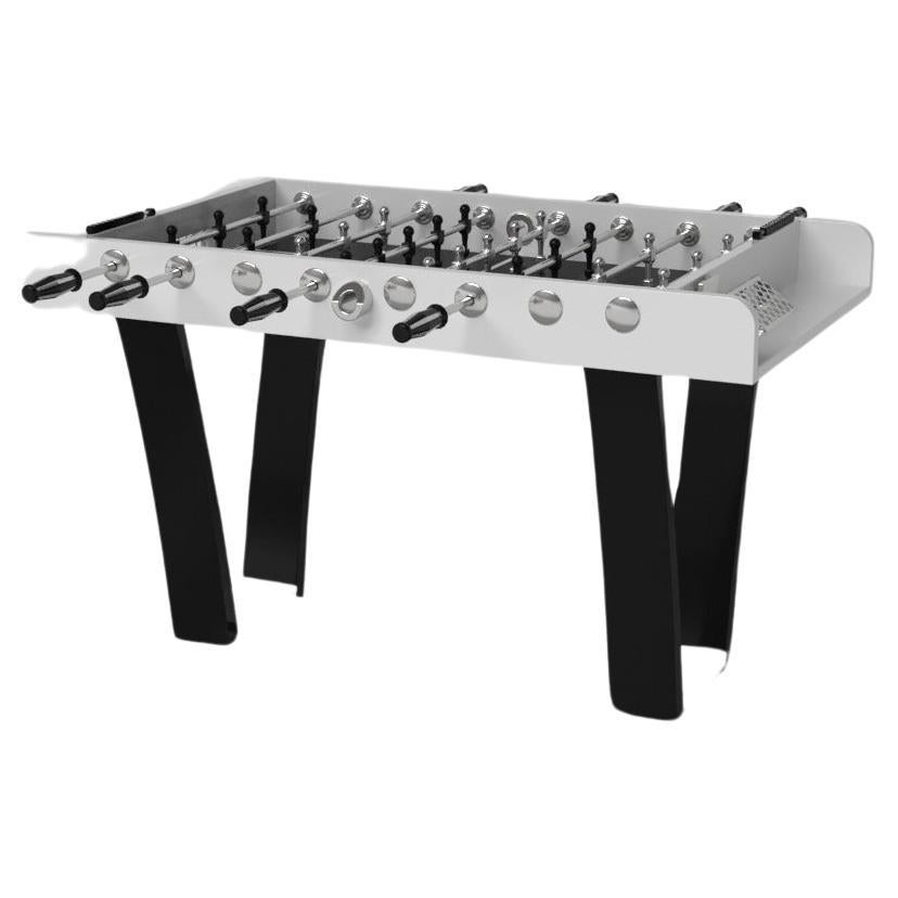 Elevate Customs Elite Foosball Table/Couleur Pantone White en 5'-Made in USA