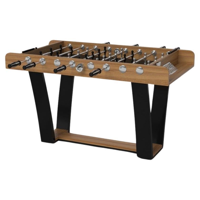 Elevate Customs Elite Foosball Tables / Solid Teak Wood in 5' - Made in USA For Sale