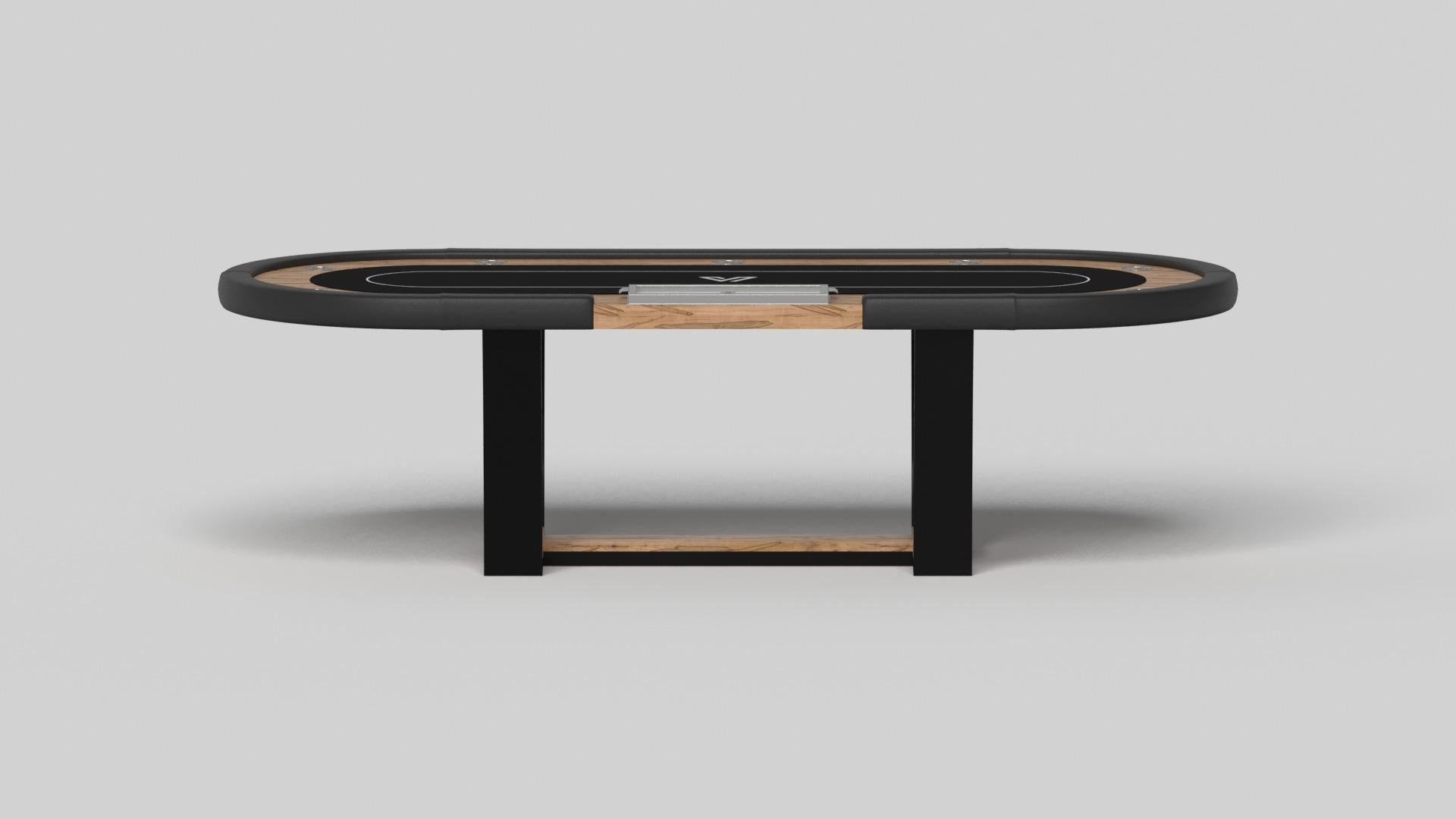 Modern Elevate Customs Elite Poker Tables / Solid Curly Maple Wood in 8'8