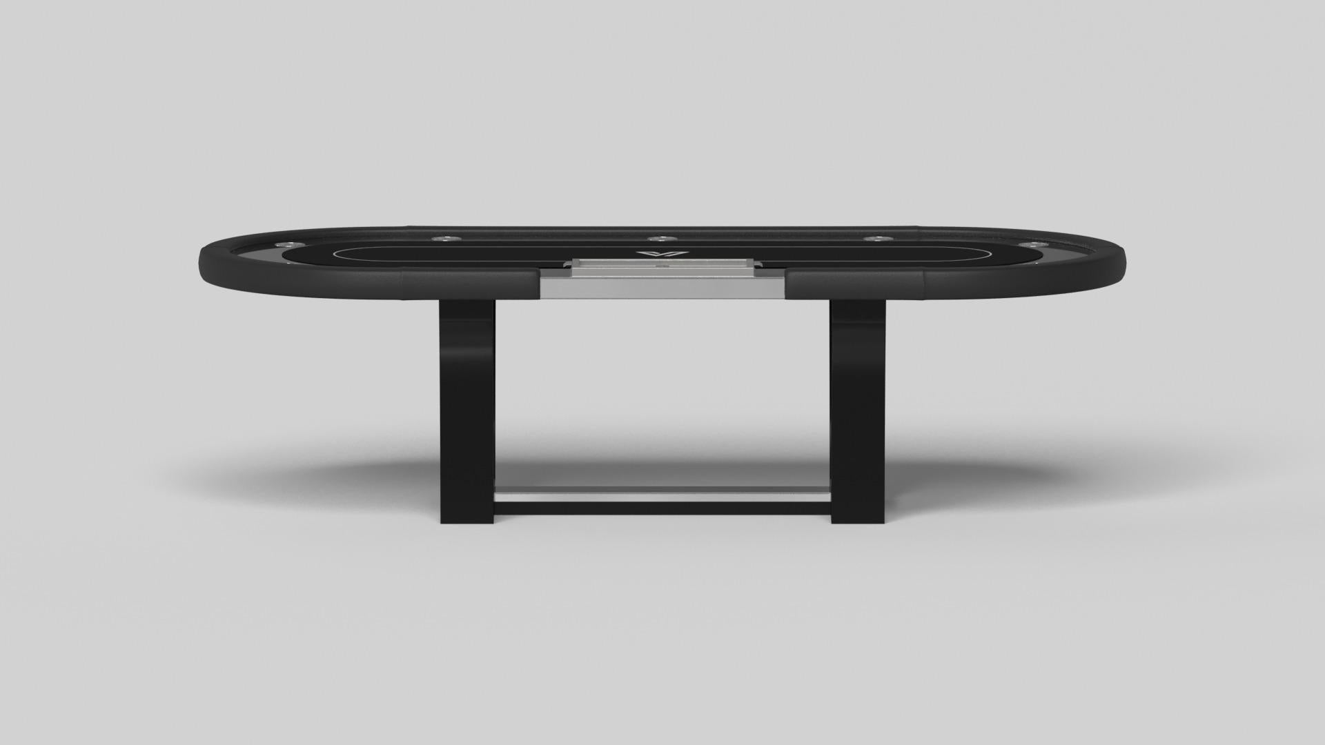 Elevate Customs Elite Pokertische / Edelstahl-Blattmetall-Tische in 8'8