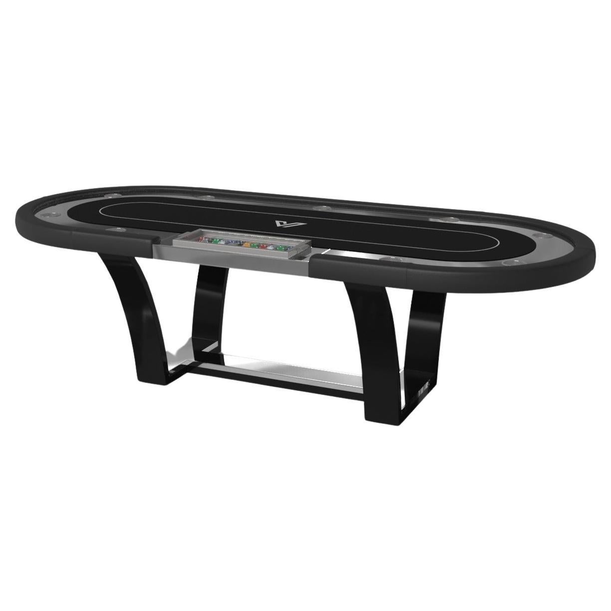Elevate Customs Elite Poker Tables / Stainless Steel Sheet Metal in 8'8" - USA For Sale