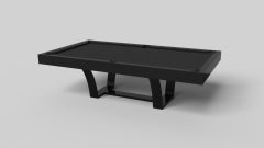 Elevate Customs Elite Pool Table / Solid Black Maple Wood in 7'/8' - Made in USA