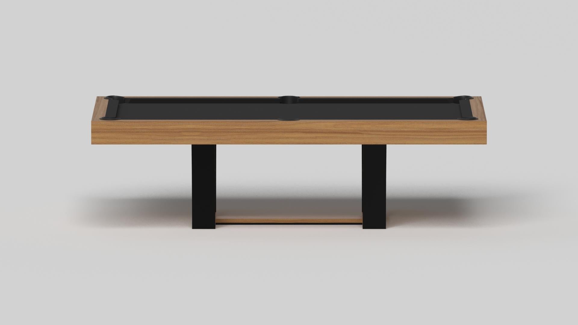 American Elevate Customs Elite Pool Table / Solid Teak Wood  in 7'/8' - Made in USA For Sale