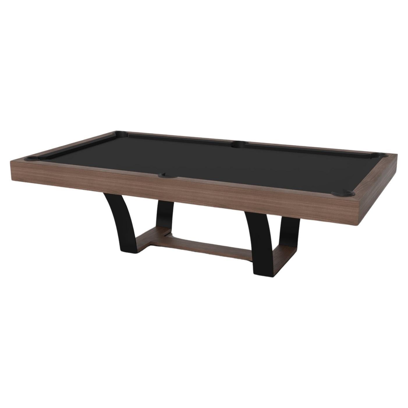 Elevate Customs Elite Pool Table / Solid Walnut Wood in 8.5' - Made in USA For Sale