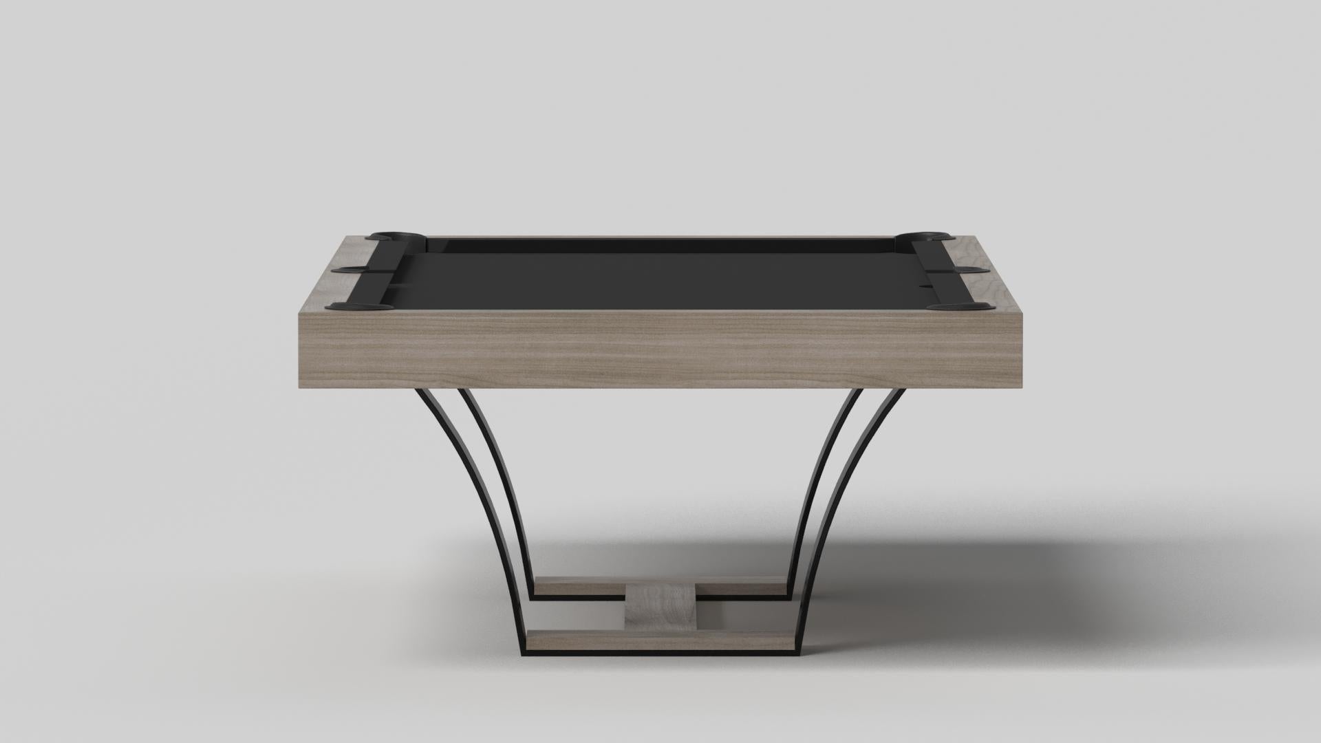 Elevate Customs Elite Pooltisch / Massivholz Eiche weiß in 8,5' - Made in USA (Moderne) im Angebot