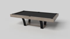 Table de piscine Elite Elevate Customs en bois de chêne blanc massif de 9', fabriqué aux États-Unis