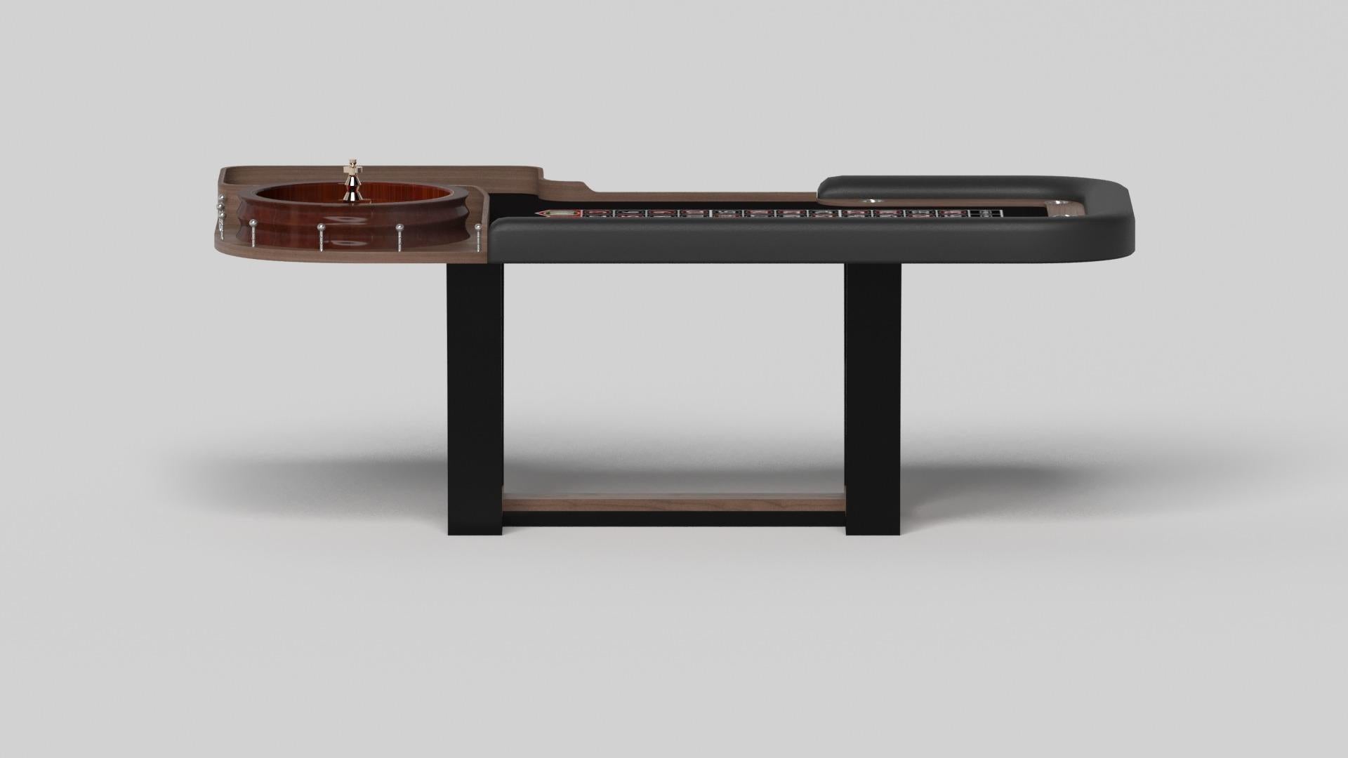 Américain Elevate Customs Elite Roulette Tables / Solid Walnut Wood in 8'2