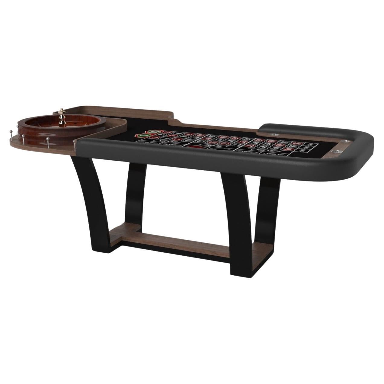 Elevate Customs Elite Roulette Tables / Solid Walnut Wood in 8'2" - Made in USA For Sale