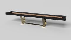 Elevate Customs Elite Shuffleboard Tables / Solid Brass Sheet Metal in 16' - USA
