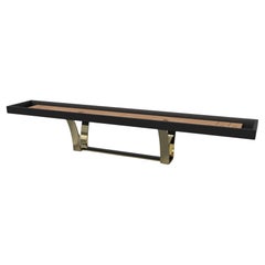 Elevate Customs Elite Shuffleboard Tables / Solid Brass Sheet Metal in 9' - USA